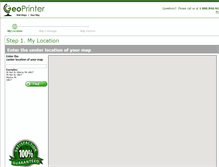 Tablet Screenshot of mapmaker.geoprinter.com